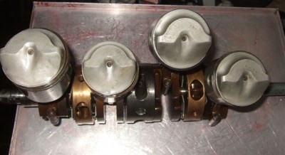 4 'new' pistons all the same!