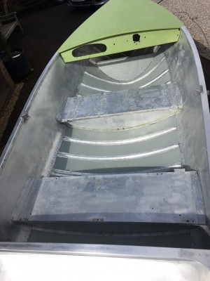 Covered all inner hull area, bar the ribs...means water does not get trapped (the ends of the ribs are open to air).