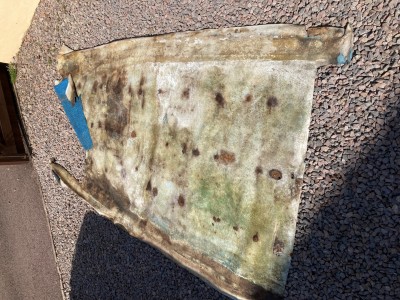 Nautolex mat underside after 56 years.